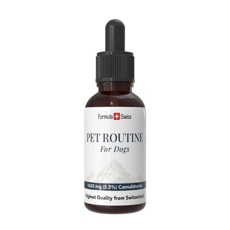 Formula Swiss Pet Routine für Hunde – CBD-Öl mit 5 % CBD, Pipettenflasche